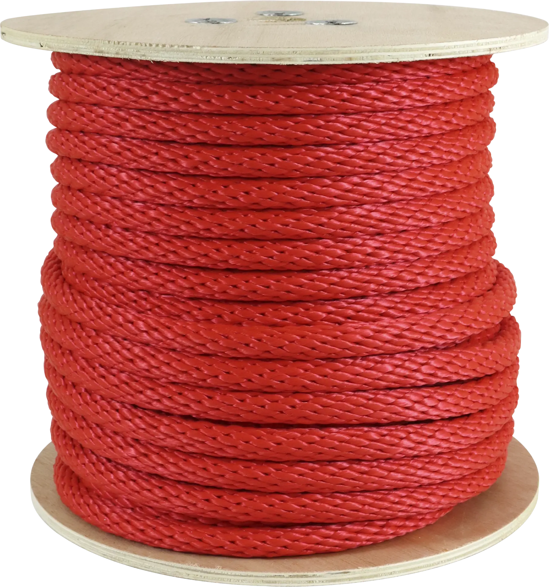 Solid Braided Poly - Red